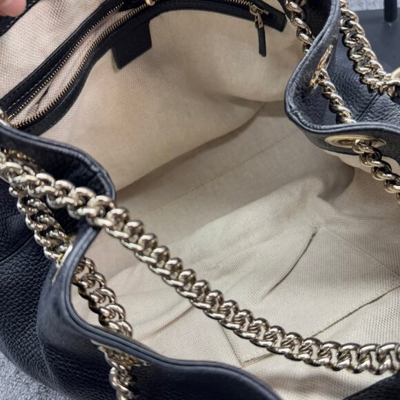 Gucci Soho Leather Shoulder Bag 680-040925 - Picture 14 of 16